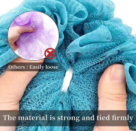 Shower Sponge (Loofah) Body Exfoliating Scrubbing Ball (4 Pack)