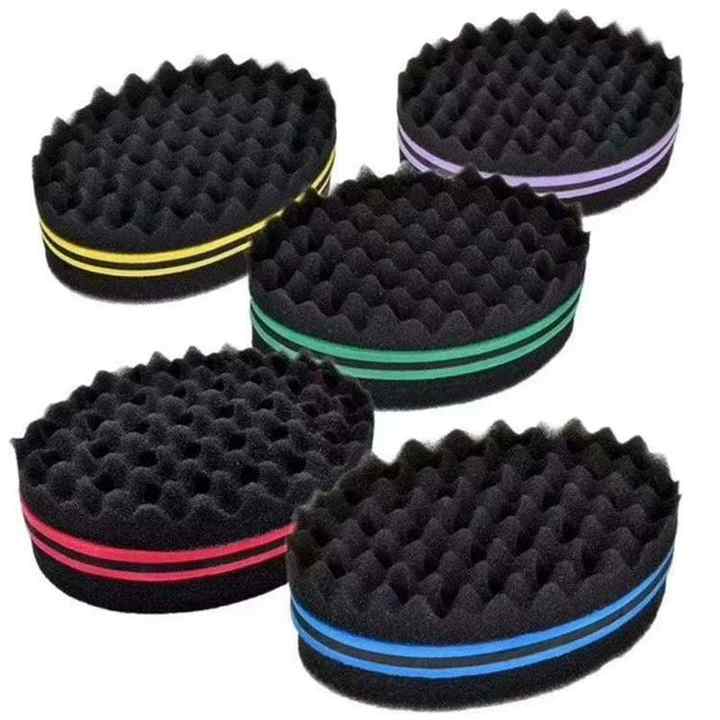 Magic Two Sided Hair Twist Sponge Foam (2 Pack)